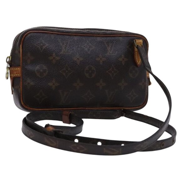 LOUIS VUITTON Monogram Marly Bandouliere Shoulder Bag M51828 LV Auth bs22843 - Picture 1 of 15